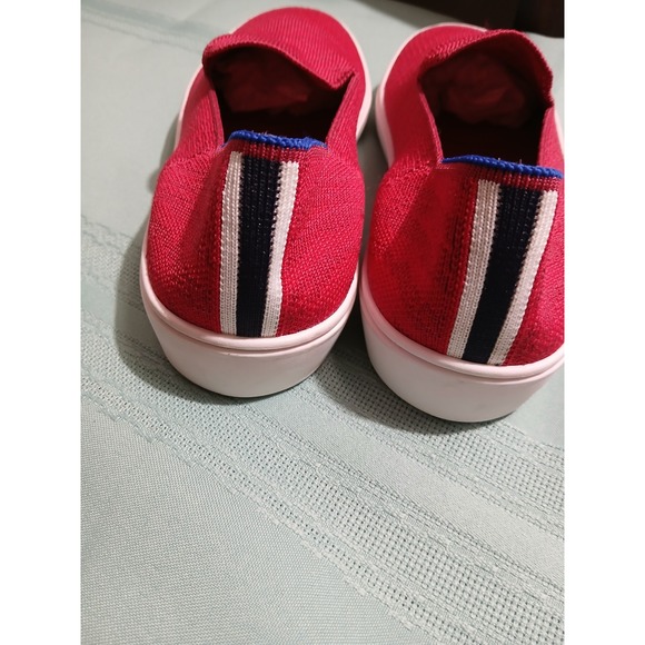 Rothy's The Flat Red Knit Slip On Loafer Women's Shoes Size 8 - Picture 4 of 4